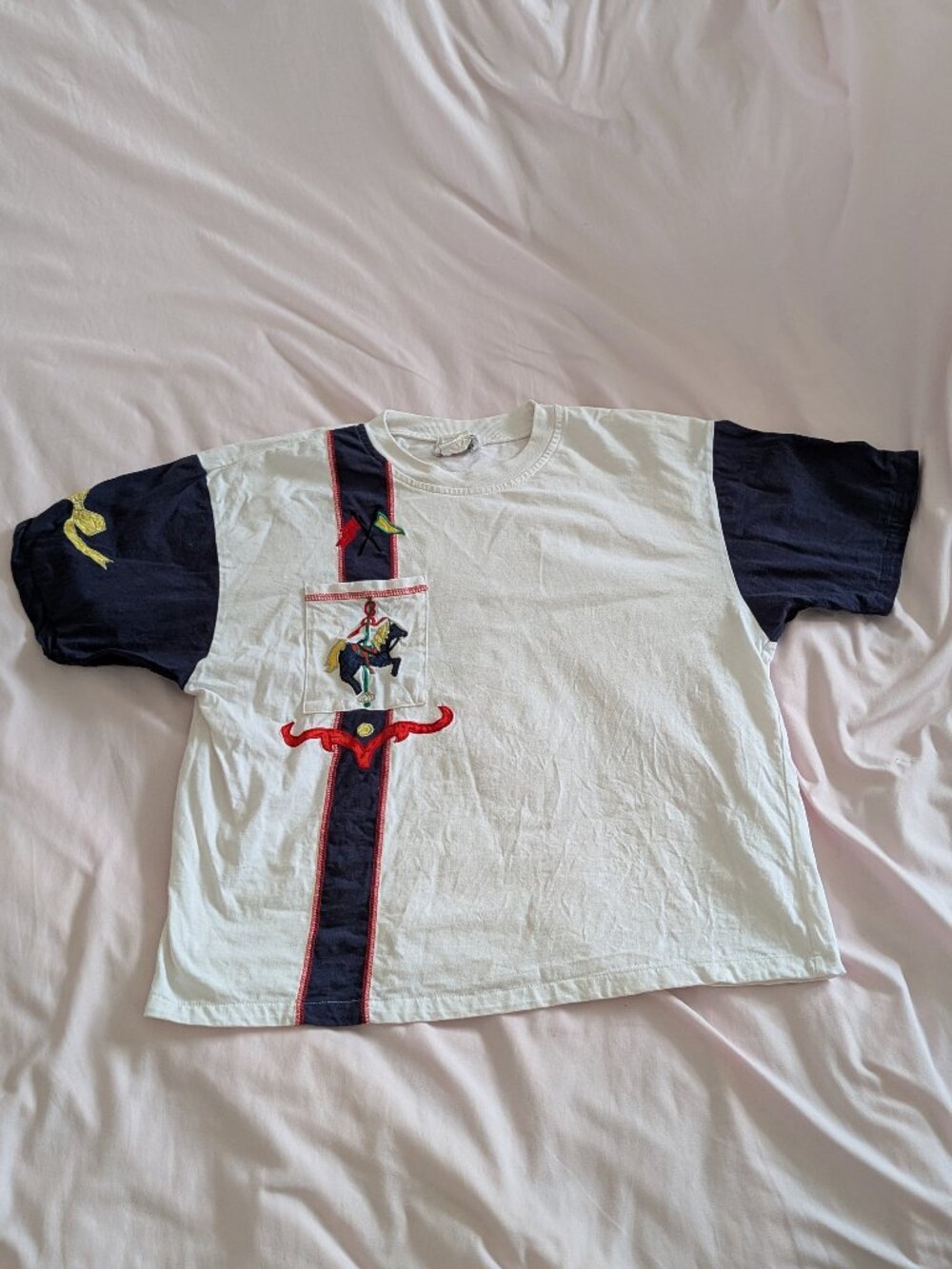 Mister Leonard White Equestrian Carousel Tee M Hong Kong
